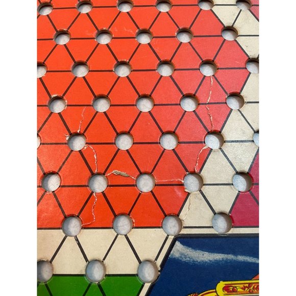Vintage Whitman Publishing Cardboard Chinese Checkers Game Board - Picture 7 of 7